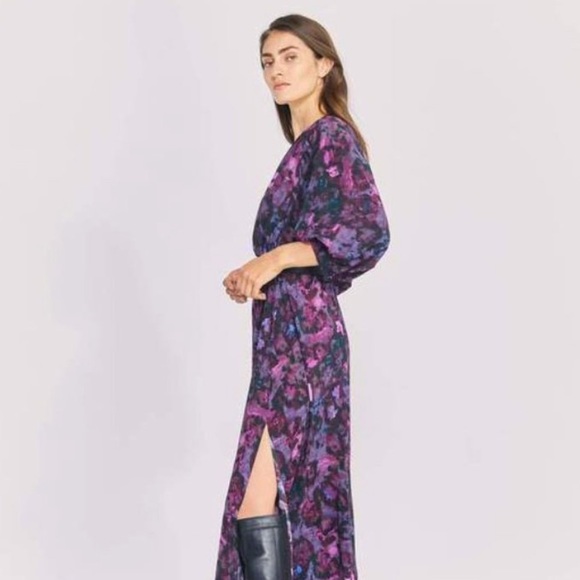 IRO Each Watercolor Print Midi Dress - Picture 2 of 11